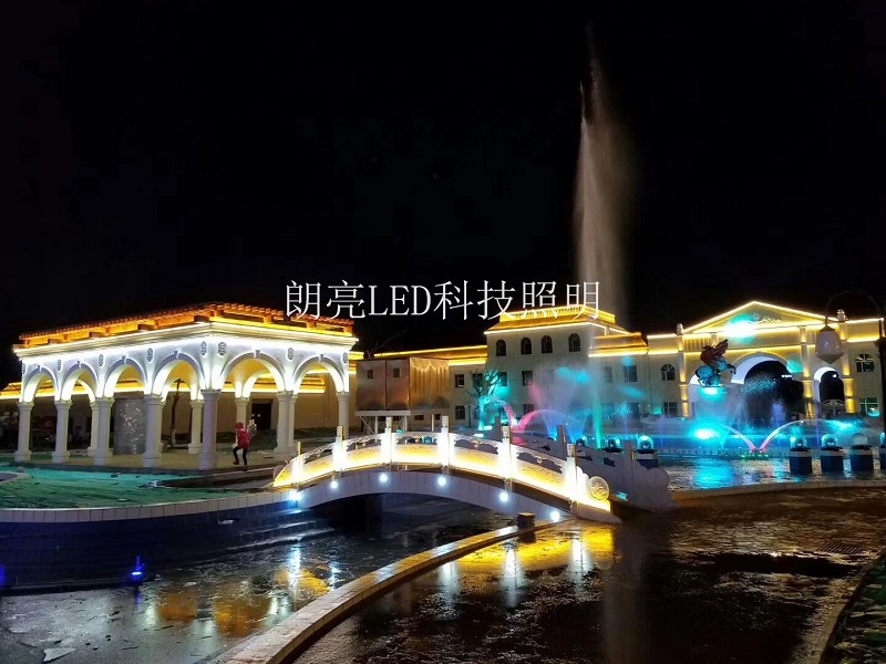 影视游乐园亮化