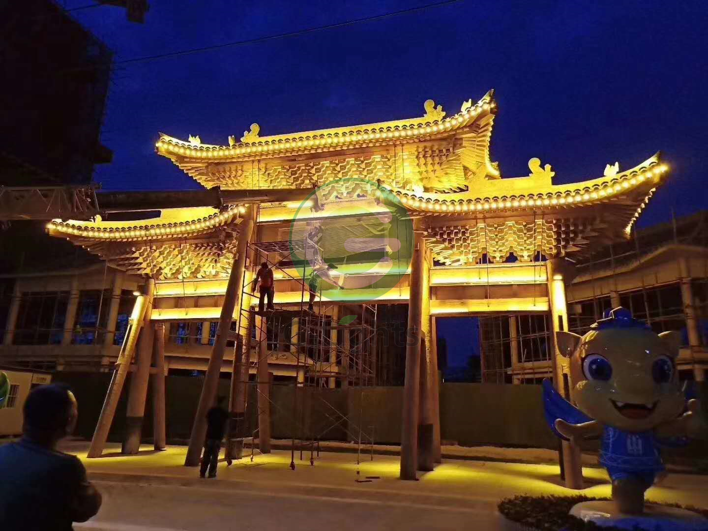 古建筑亮化——金碧辉煌