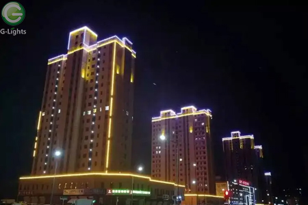 小区夜景亮化
